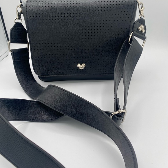 Disney Handbags - Disney Black Crossbody Bag with Silver Accents